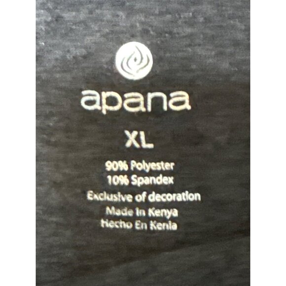 Apana Womans READ Charcoal Gray Pullover Hoodie XL 90% Polyester 10% Spandex Lon - Picture 4 of 7